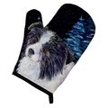 Carolines Treasures Starry Night Border Collie Oven Mitt SS8558OVMT